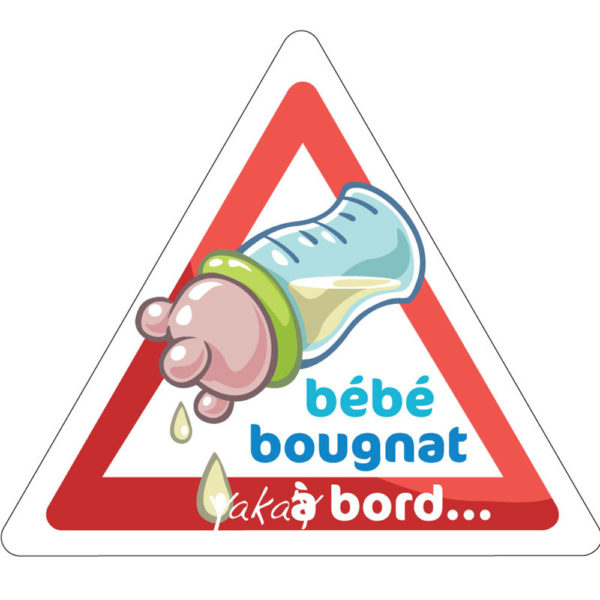 Autocollant Bébé bougnat à bord