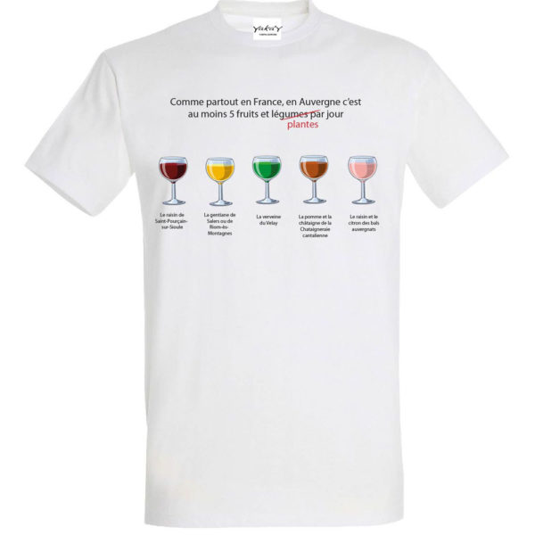 T-Shirt 5 fruits par jour