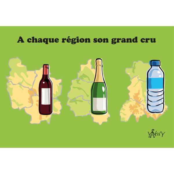 Carte postale012 A chacun son grand cru