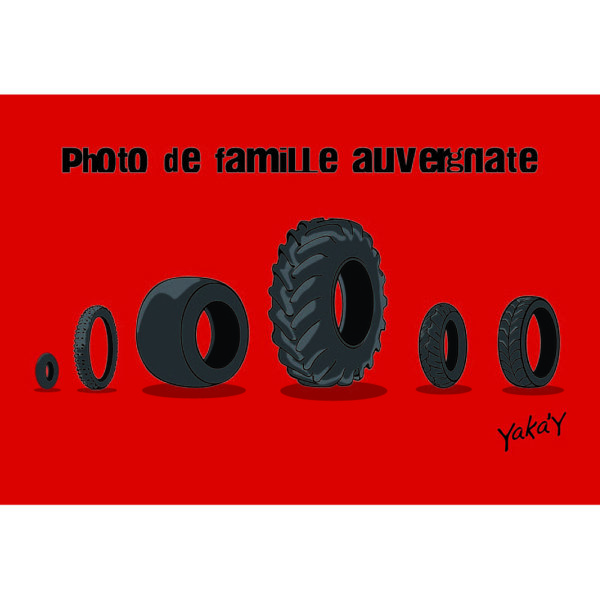Magnet Photo de famille auvergnate