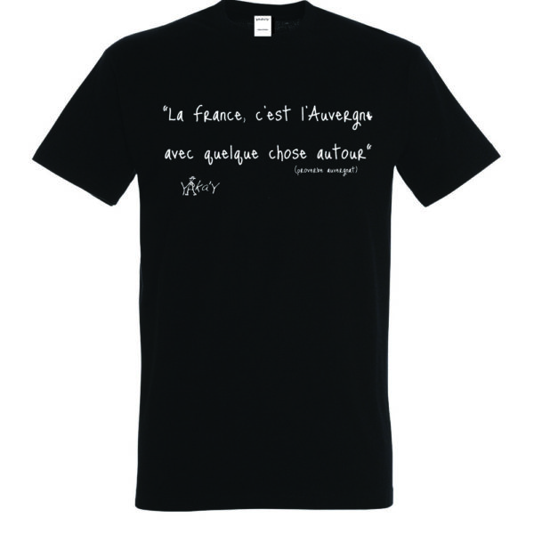 T-shirt Proverbe auvergnat