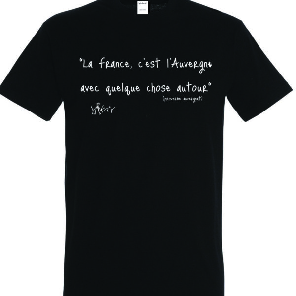 T-shirt Proverbe auvergnat