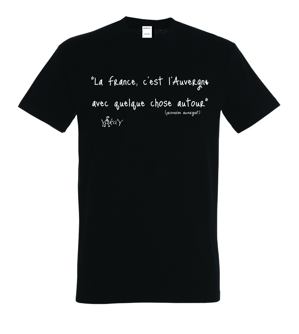 T-shirt Proverbe auvergnat