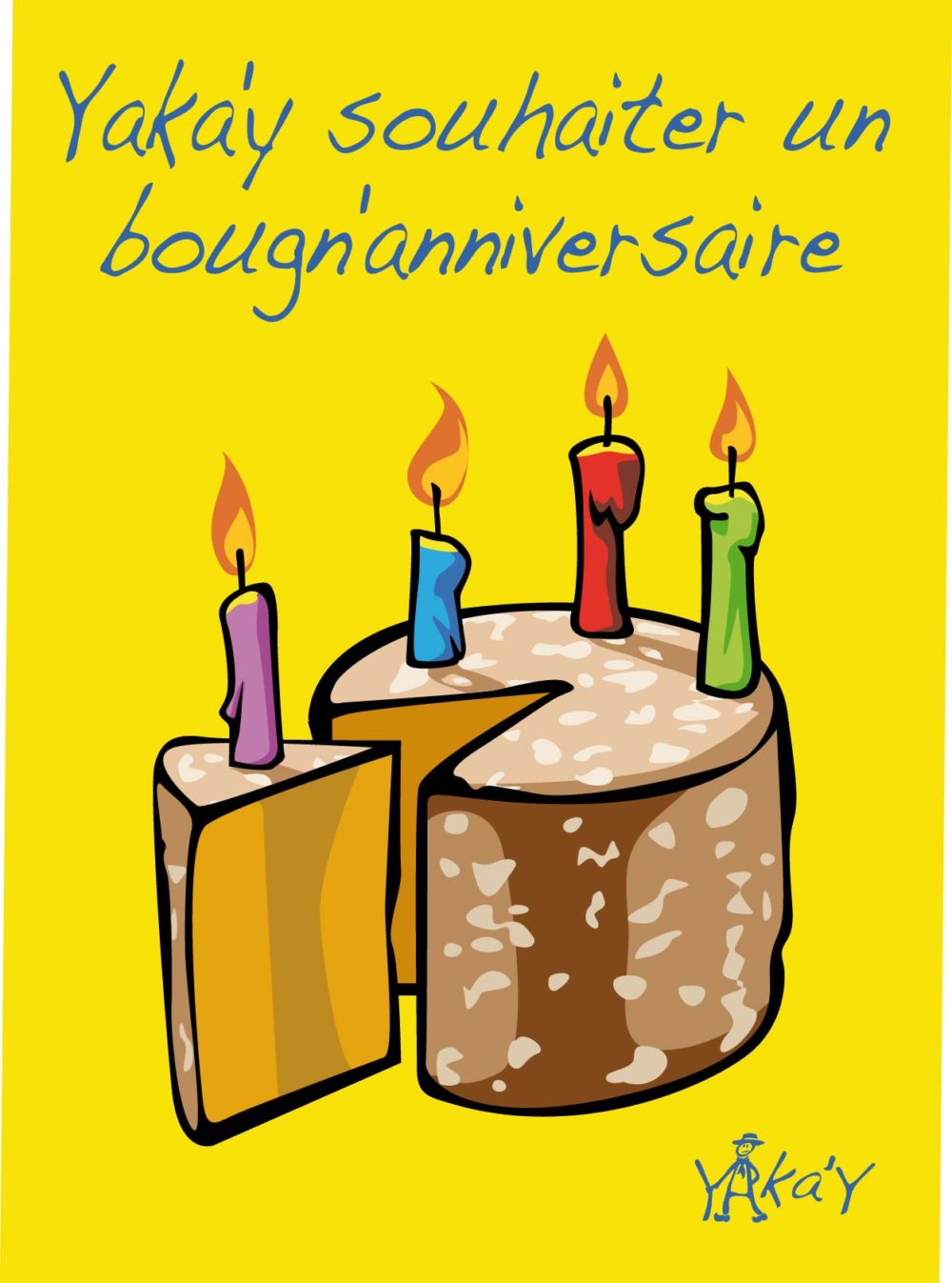 Carte postale Anniversaire auvergnat