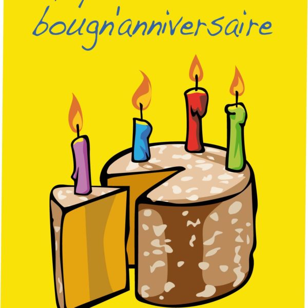 Carte postale Anniversaire auvergnat