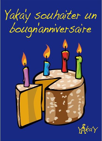 Carte postale Anniversaire auvergnat