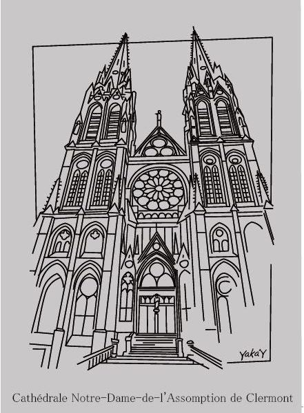Carte postale cathédrale Notre Dame de l' Assomption