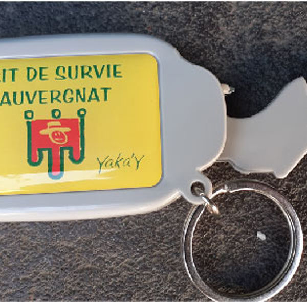 Porte clés kit de survie auvergnat