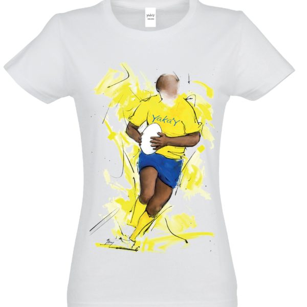 T-shirt F blanc En avant Yaka'y