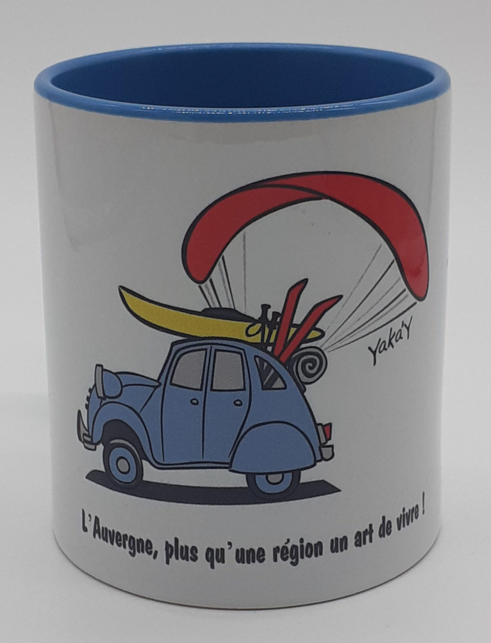 mug bleu ciel 2cv