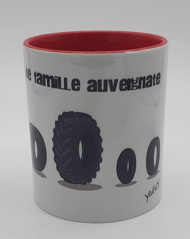 Mug pneus superposés tasse roues de voiture !