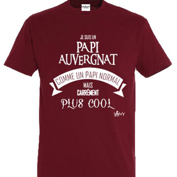 T-shirt papi auvergnat