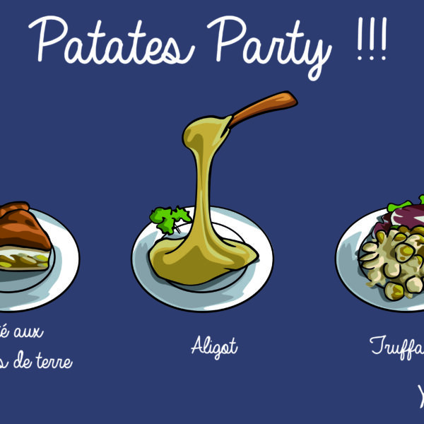 Magnet Auvergne patate party