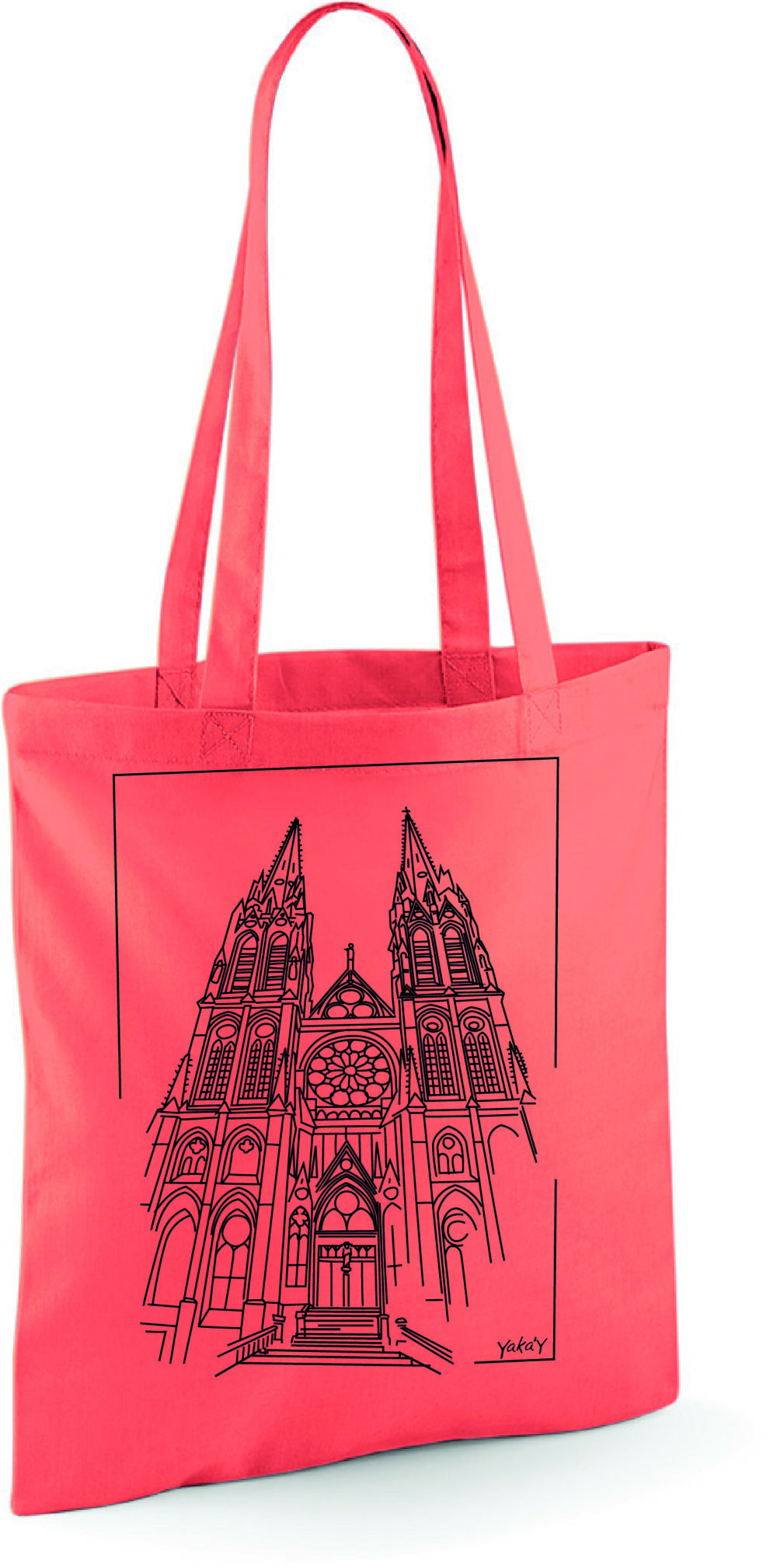 Tôte bag cathédrale de Clermont Ferrand, notre Dame de l'assomption