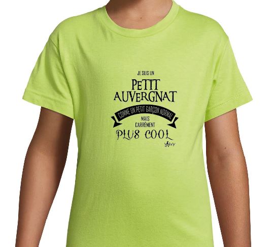 T-shirt petit garçon auvergnat