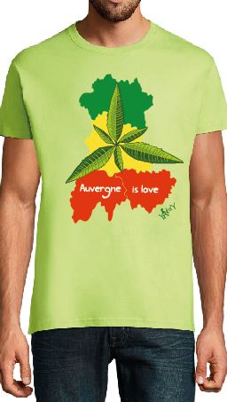 T-shirt rasta auvergnat