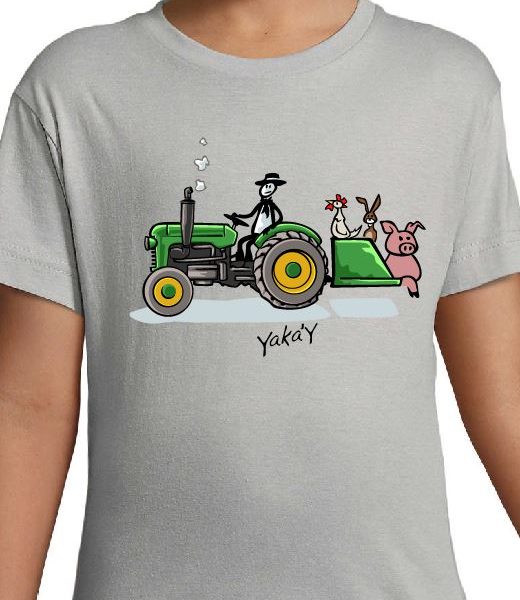 T-shirt tracteur auvergnat