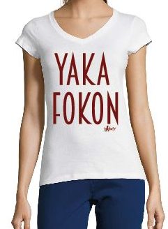 T-shirt yaka fokon