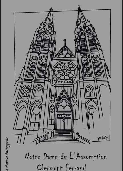 Magnet cathedrale de Clermont Ferrand