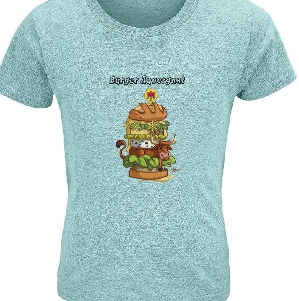 T-shirt burger auvergnat