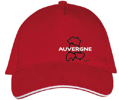Casquette carte d'Auvergne