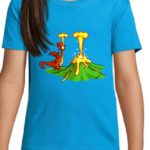 T-shirt dragon et volcan