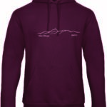 SWEAT BORDEAUX CHAINE DES VOLCANS