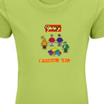 T-shirt vert l' Auvergne team