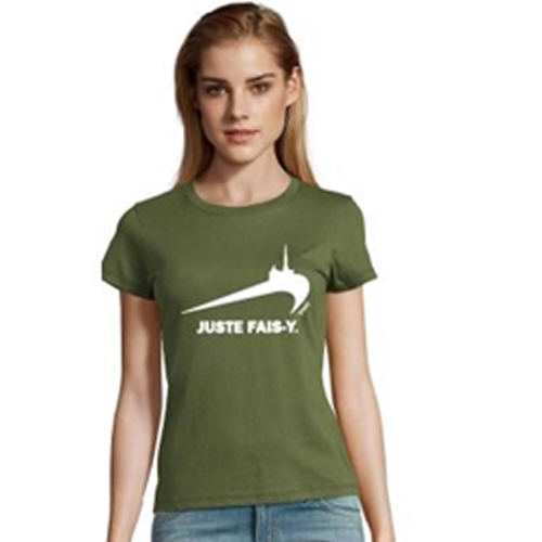 T-shirt femme 100% coton
