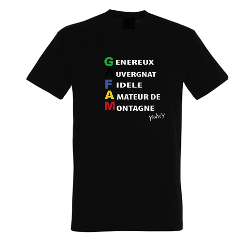 T-shirt GAFAM auvergnat