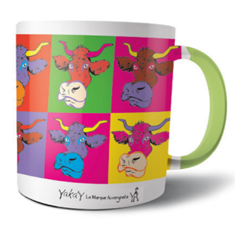 Mug la Salers version pop art
