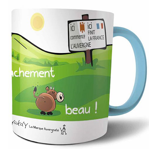 Mug l' Auvergne c'est vachement beau